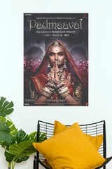 Padmaavat Movie Poster – Royal Rajput Bollywood Vertical Wall Art Print  (Bollywood Poster)