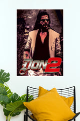 Don 2 – Bollywood Action Crime Movie Wall Poster (Bollywood Poster)
