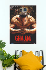 Ghajini – Bollywood Action Thriller Movie Wall Poster (Bollywood Poster)