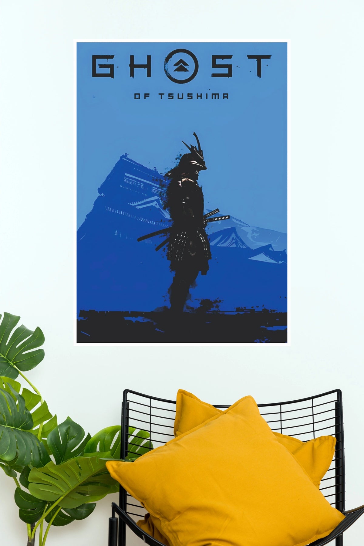 Ghost of Tsushima Poster | Samurai Warrior Gaming Wall Art (Game Poster)