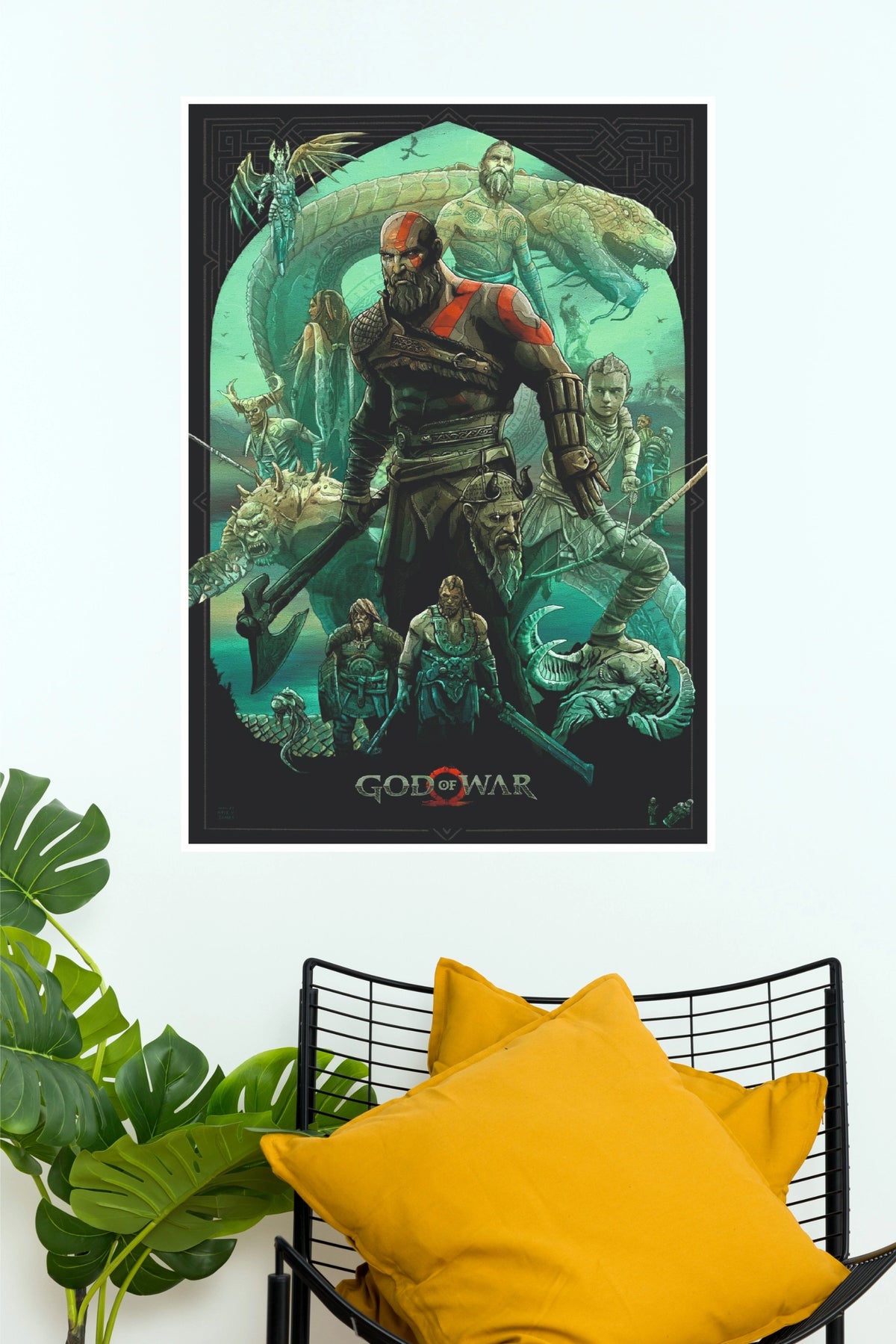God of War Kratos Poster | Gaming Wall Art Poster (Game Poster)