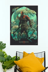 God of War Kratos Poster | Gaming Wall Art Poster (Game Poster)