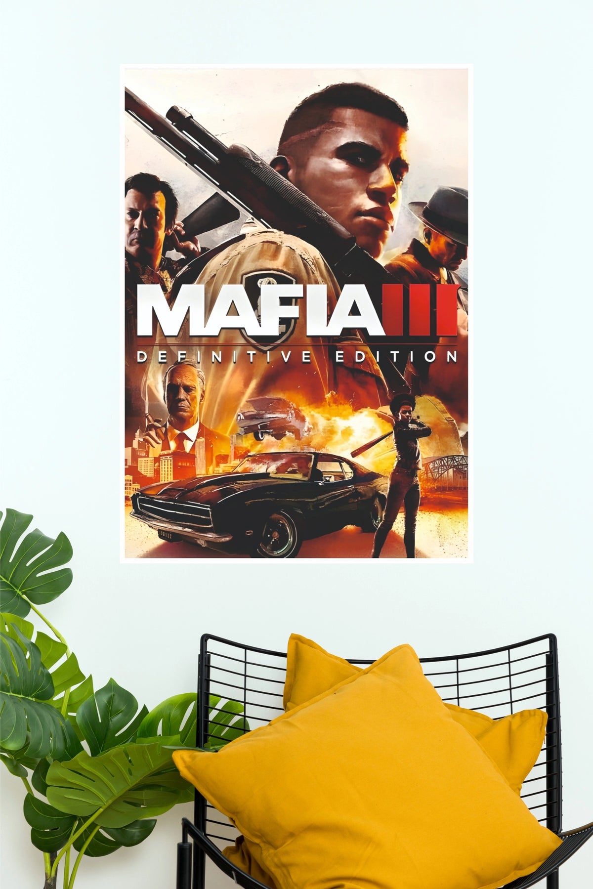Mafia III Definitive Edition Action Paper Poster (Game Posters)