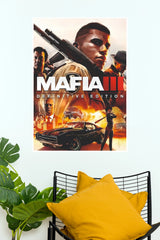 Mafia III Definitive Edition Action Paper Poster (Game Posters)