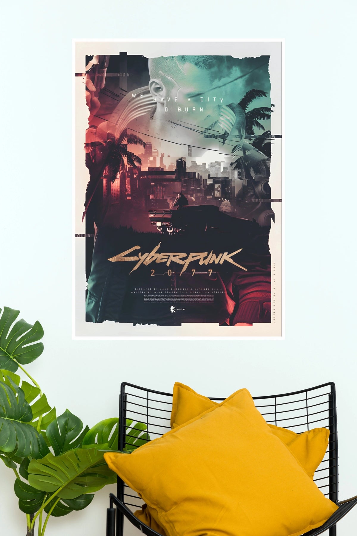 Cyberpunk 2077 Retro Noir City Paper Poster (  Game Posters)