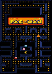 Classic Pac-Man Arcade Maze Poster | Vintage Video Game Wall Art (Game Poster)