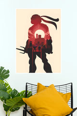 Teenage Mutant Ninja Turtles Silhouette City Poster (Game Posters)