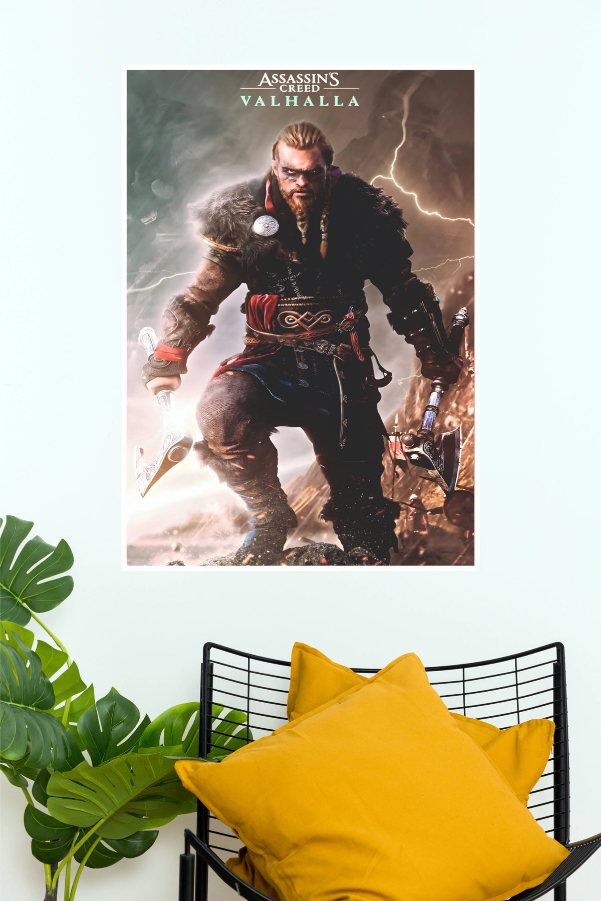 Assassin's Creed Valhalla Eivor Poster - Viking Action Gaming Wall Art Print   (Game Posters)