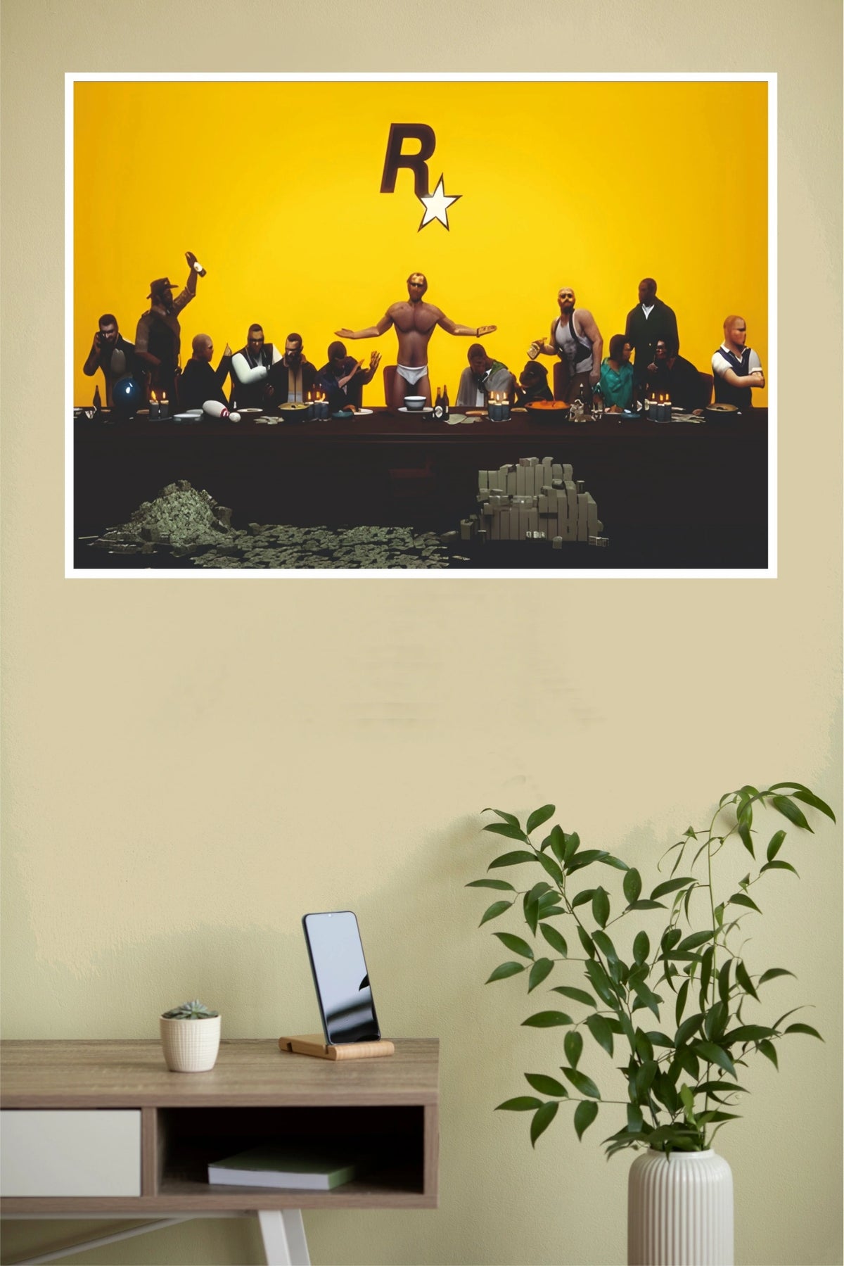 Rockstar Games Last Supper Gaming Poster (Game Posters)