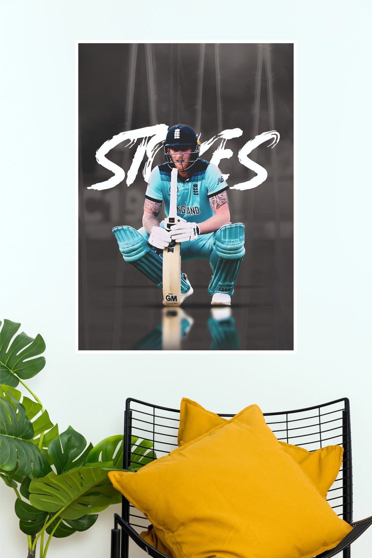 Ben Stokes England Cricket Poster   (Cricket  Poster)