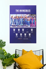 India T20 World Cup Champions Poster – The Invincibles Cricket Wall Art(Cricket Poster)