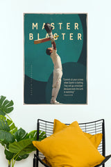 Sachin Tendulkar Master Blaster Century Celebration Poster  (Cricket  Poster)