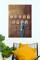 Virat Kohli Player of the Tournament Hall of Fame Poster  (Cricket  Posters)