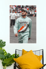 Sourav Ganguly Vintage India Jersey Photo Poster (Cricket Posters)