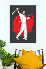 Virat Kohli Test Century Celebration Poster (Cricket  Posters)