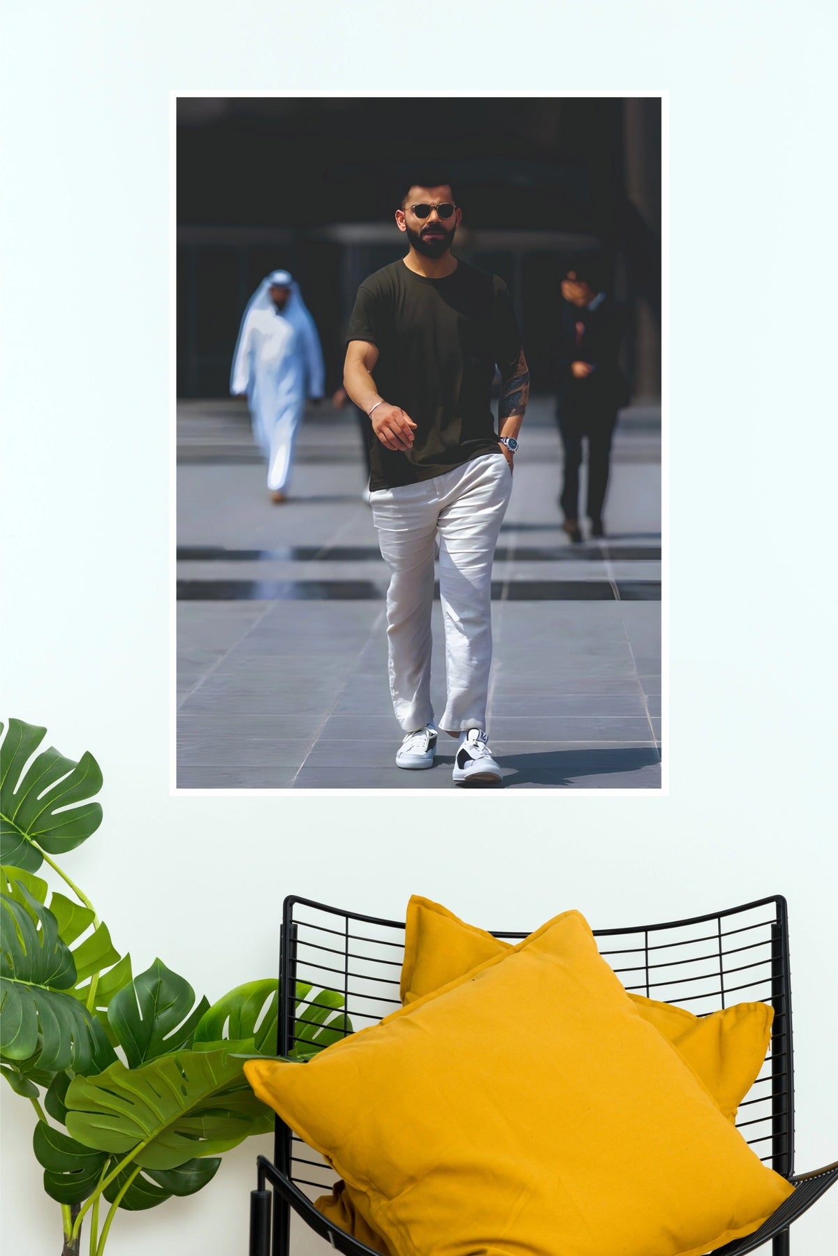 Virat Kohli Casual Style Poster (Cricket  Posters)