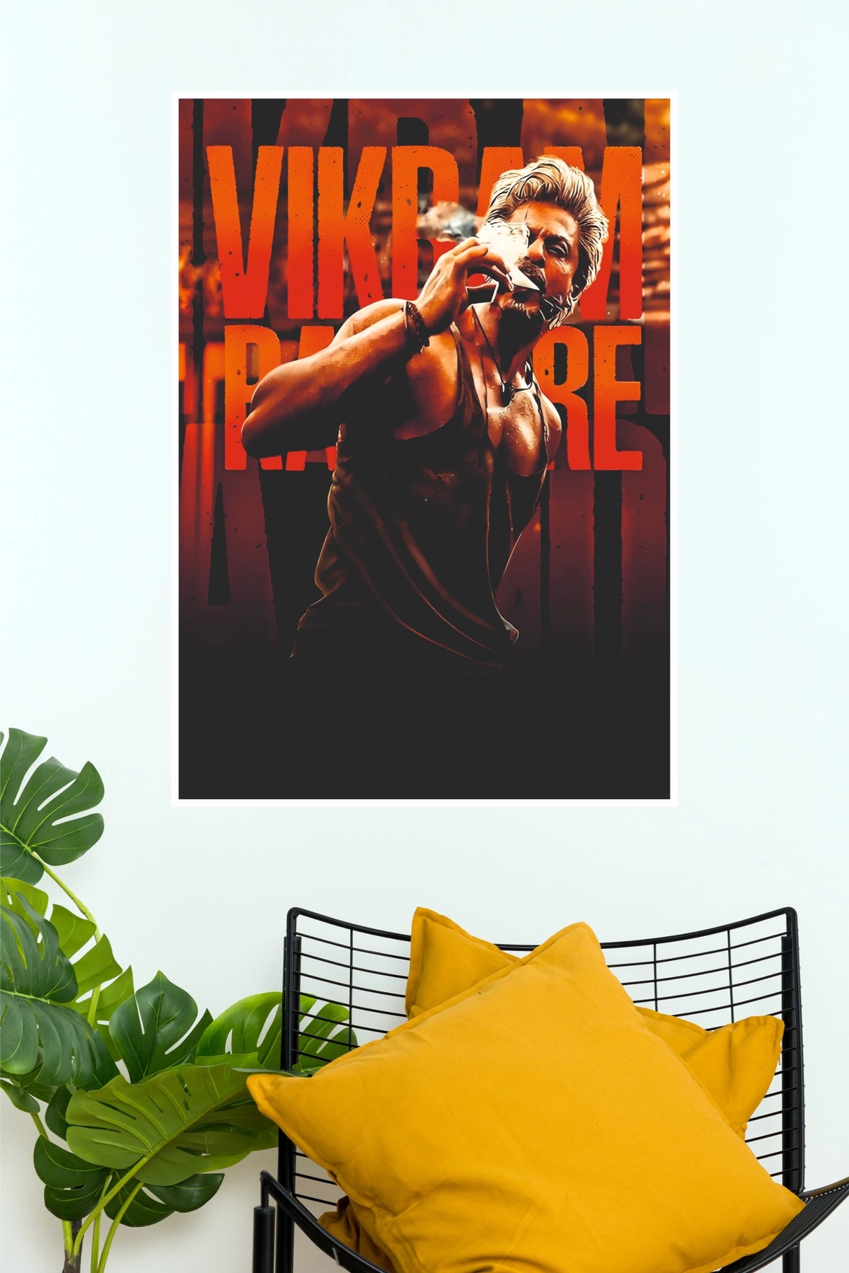Jawan Vikram Rathore – Bollywood Action Movie Wall Poster  (Bollywood Poster)