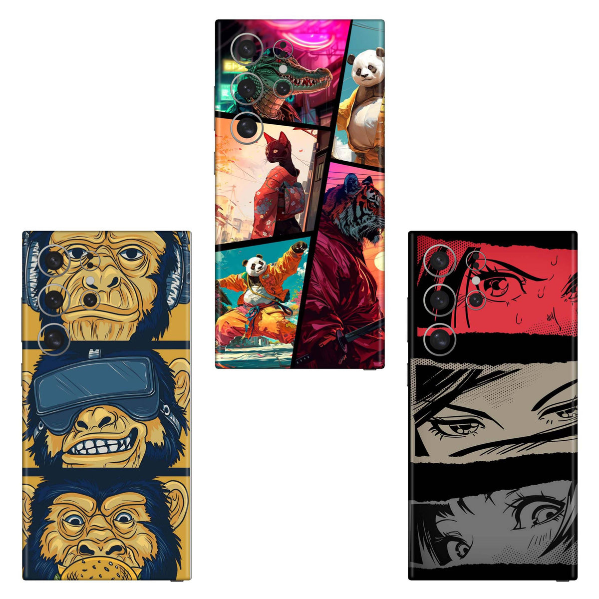Combo 101 Mobile Skin Pack Of 3 Combo