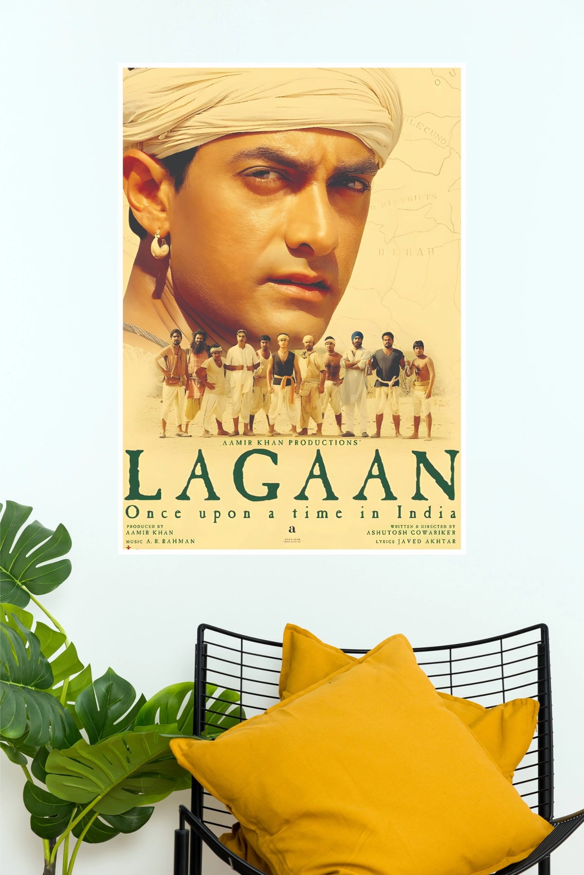 Lagaan – Classic Bollywood Historical Sports Drama Wall Poster  (Bollywood Poster)