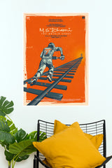 M.S. Dhoni: The Untold Story – Inspirational Cricket Journey Wall Poster (Bollywood Poster)