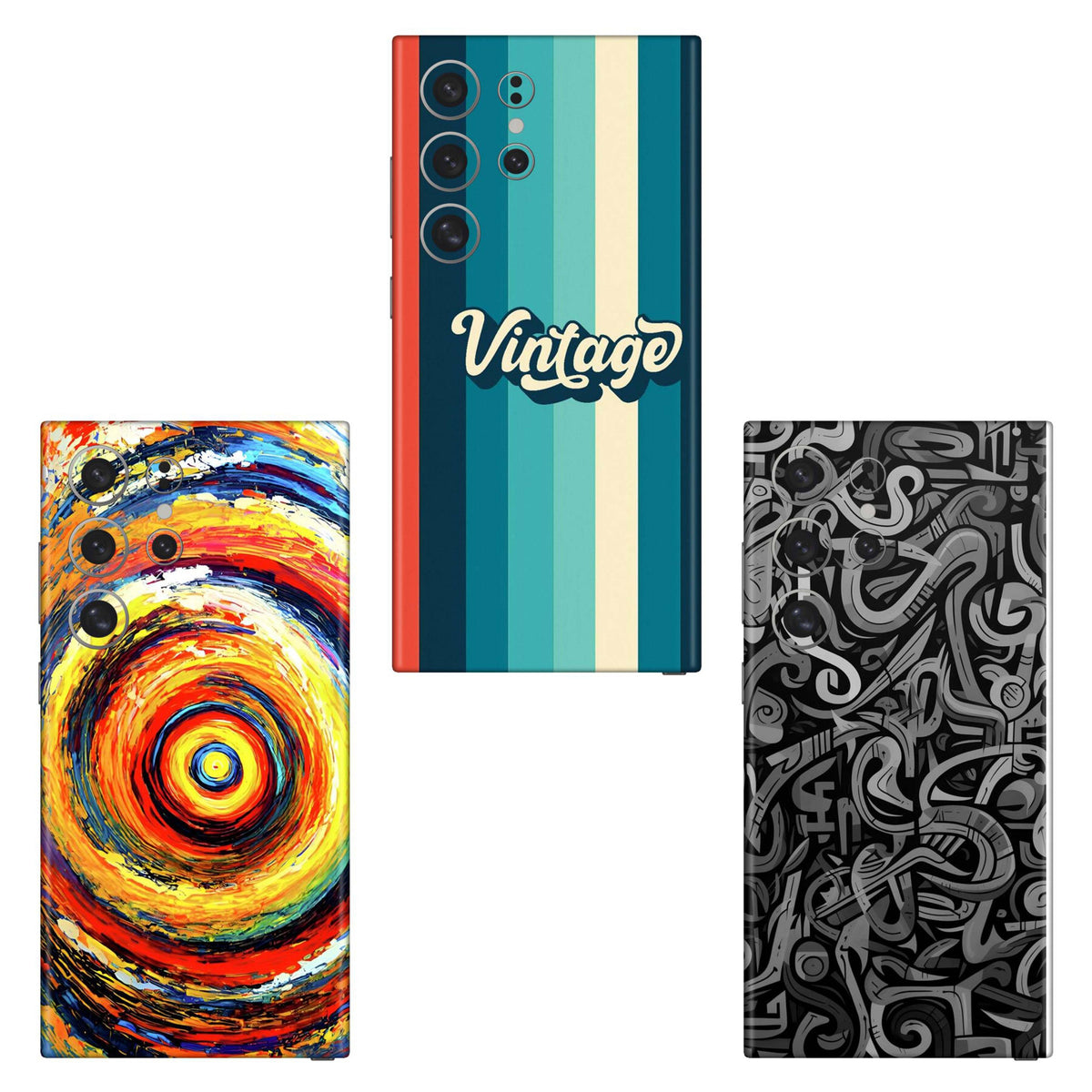 Combo 108 Mobile Skin Pack Of 3 Combo