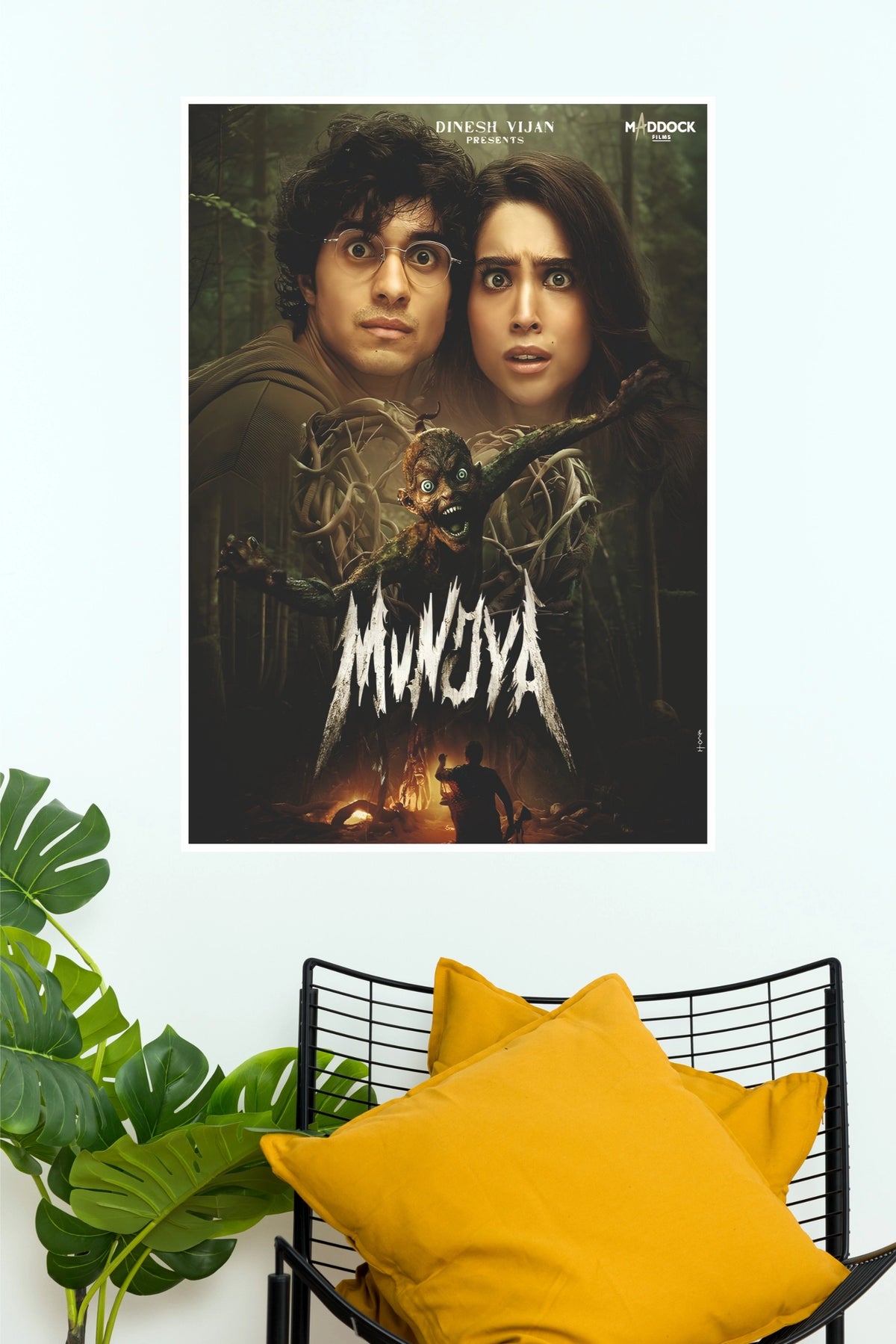 Munjya – Bollywood Horror Comedy Movie Wall Poster  (Bollywood Poster)