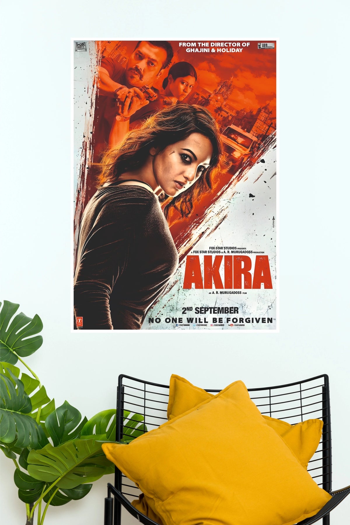 Akira – Bollywood Action Thriller Movie Wall Poster  (Bollywood Poster)