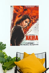 Akira – Bollywood Action Thriller Movie Wall Poster  (Bollywood Poster)