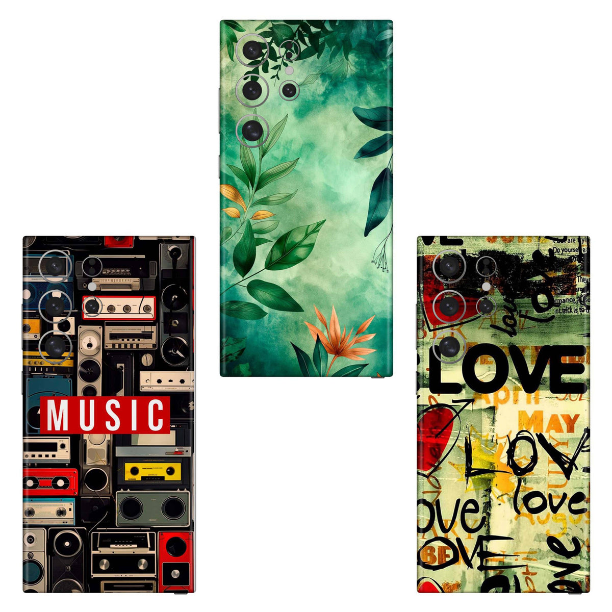 Combo 109 Mobile Skin Pack Of 3 Combo