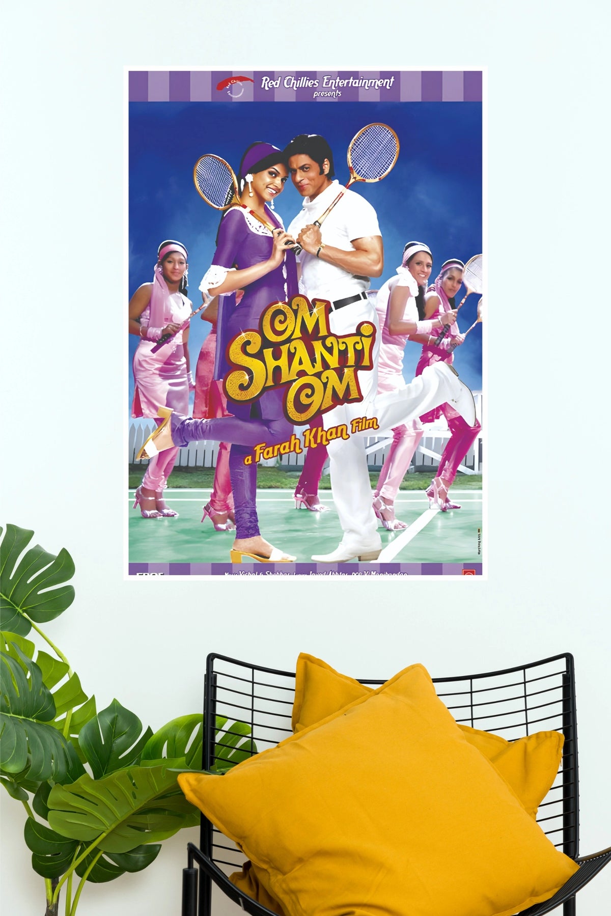 Om Shanti Om – Classic Bollywood Musical Romance Wall Poster  (Bollywood Poster)
