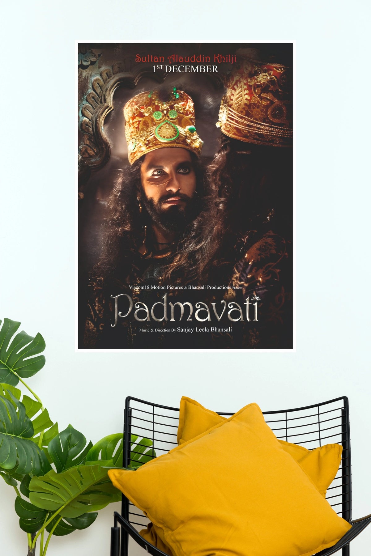 Padmavati – Sultan Alauddin Khilji Bollywood Movie Wall Poster  (Bollywood Poster)