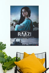 Raazi – Bollywood Spy Thriller Movie Wall Poster (Bollywood Poster)