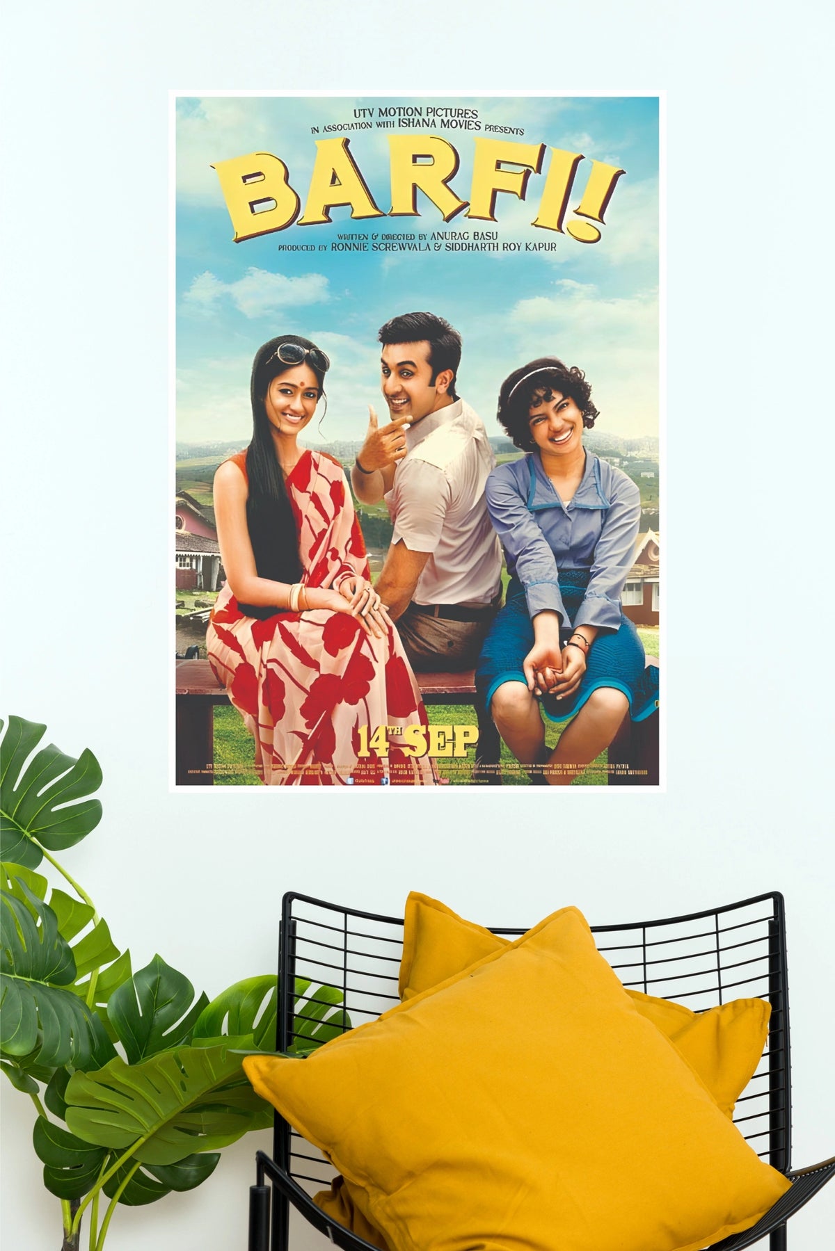 Barfi! – Bollywood Romantic Comedy Drama Movie Wall Poster  (Bollywood Poster)