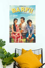Barfi! – Bollywood Romantic Comedy Drama Movie Wall Poster  (Bollywood Poster)