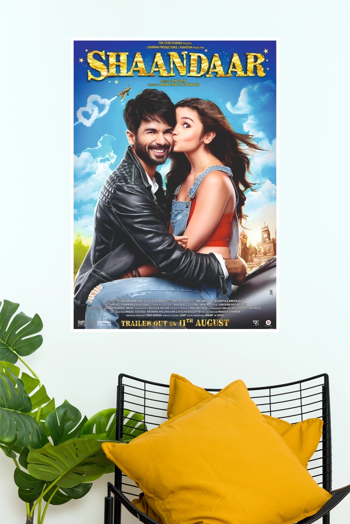 1Shaandaar – Romantic Bollywood Movie Wall Poster  (Bollywood Poster)