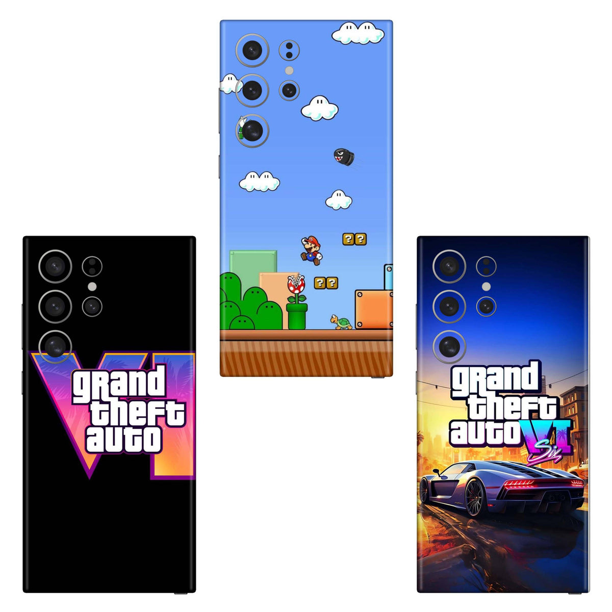 Combo 112 Mobile Skin Pack Of 3 Combo