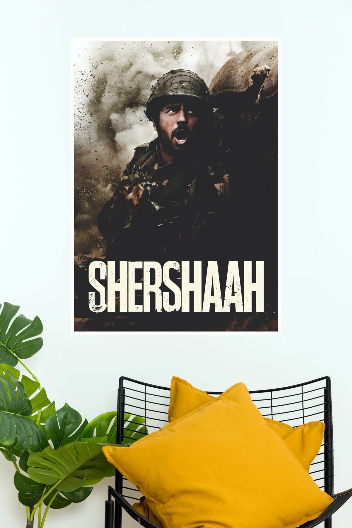 Shershaah Movie Poster | Sidharth Malhotra Military Bollywood Wall Art  (Bollywood Poster)