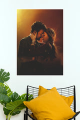 Tere Ishk Mein Romantic Couple Love Poster | Romantic Wall Art for Bedroom & Home Decor (Bollywood Poster)