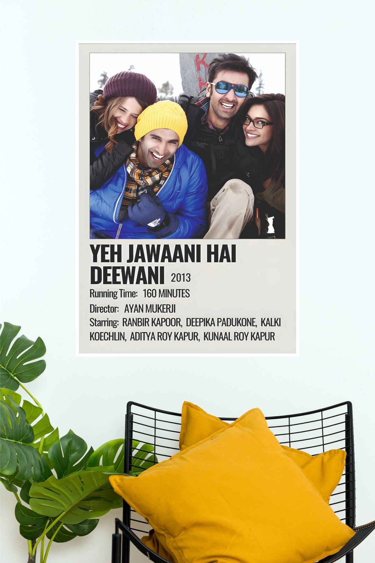 Yeh Jawaani Hai Deewani – Bollywood Friendship & Romance Movie Wall Poster  (Bollywood Poster)