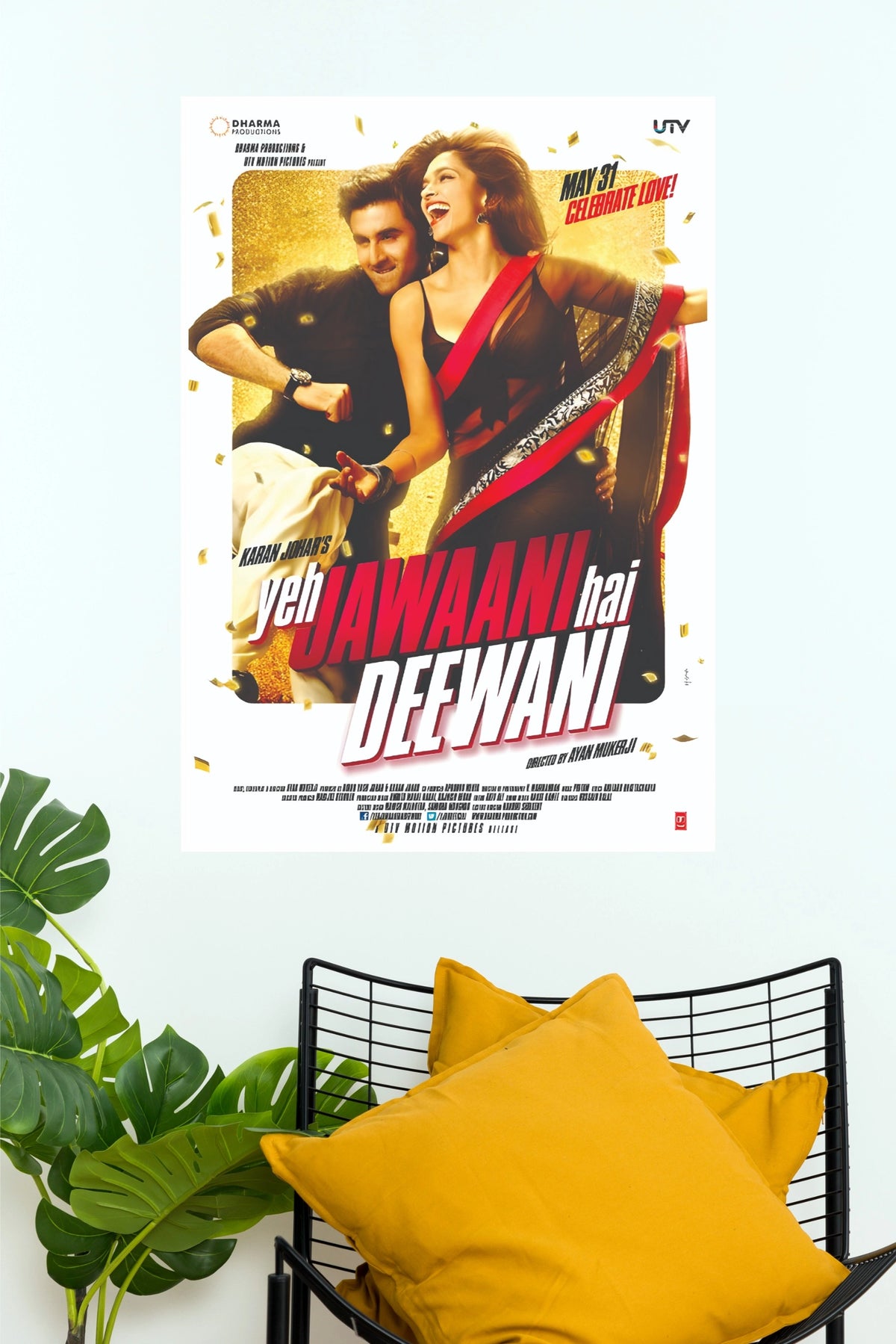 Yeh Jawaani Hai Deewani – Bollywood Romantic Comedy Movie Wall Poster  (Bollywood Poster)