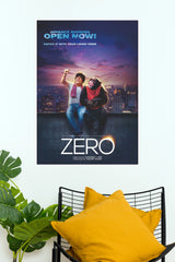 Zero – Bollywood Fantasy Romantic Drama Wall Poster  (Bollywood Poster)