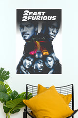 2 Fast 2 Furious – Street Racing Action Movie Wall Poster  (Hollywood Poster)