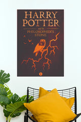 Harry Potter and the Philosopher’s Stone Minimalist Magic Poster | Hogwarts Wizard Wall Art (Hollywood Poster)