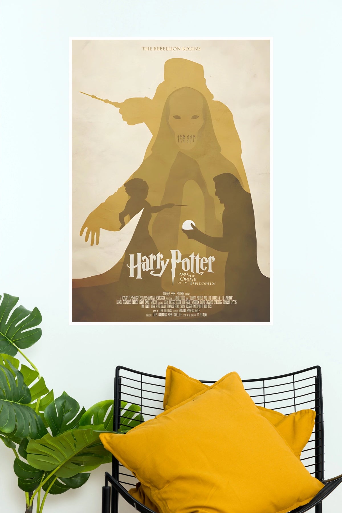 Harry Potter and the Order of the Phoenix Minimalist Poster | Wizarding World Wall Art  (Hollywood Poster)