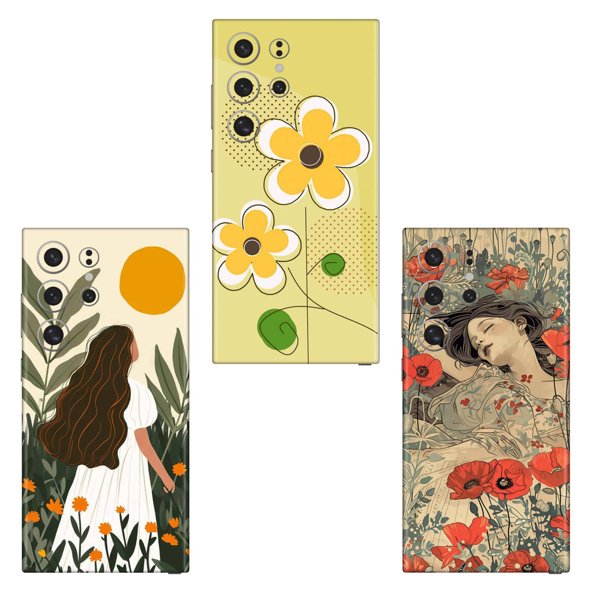 Combo 118 Mobile Skin Pack Of 3 Combo