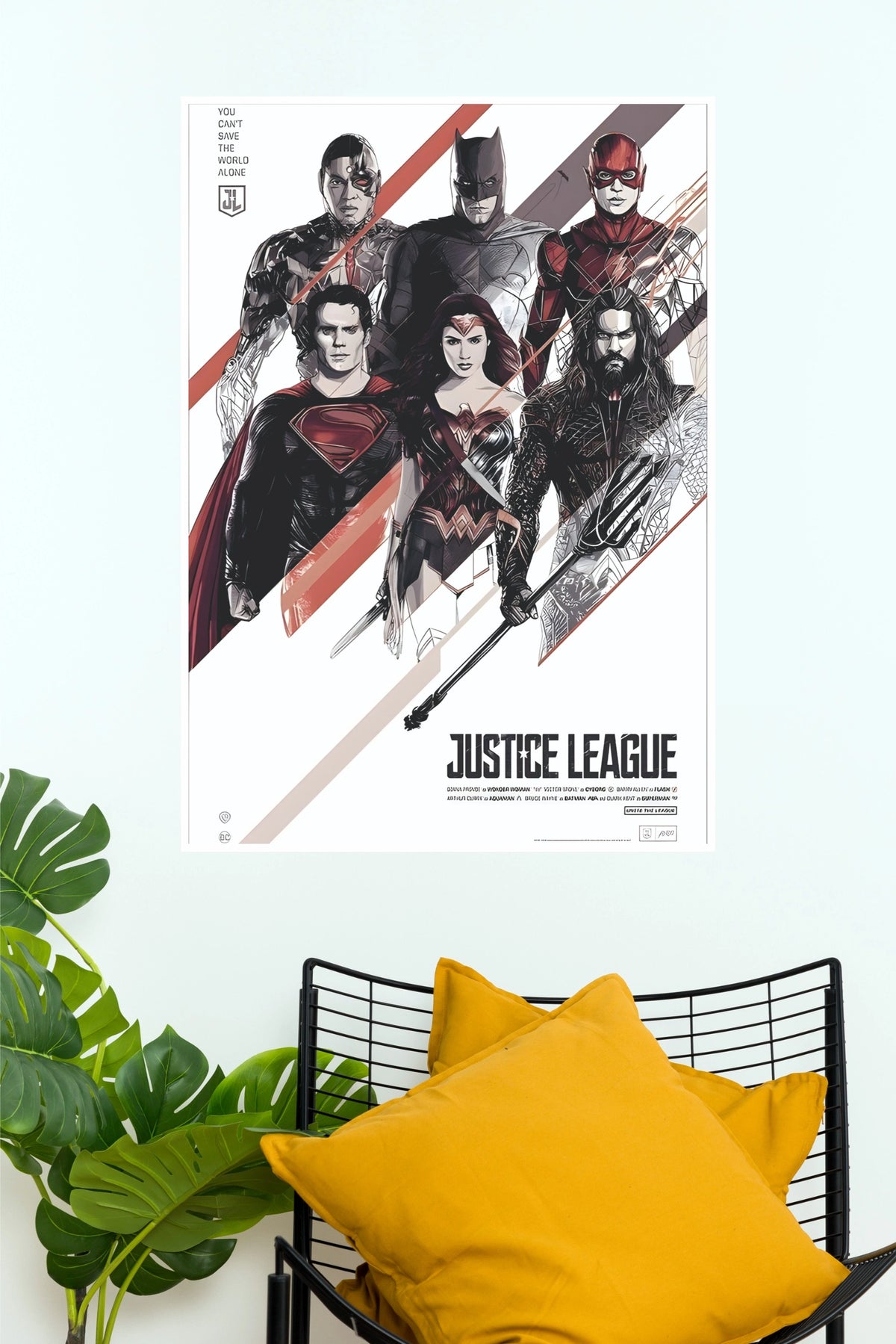 Justice League Superhero Team Poster | DC Comics Wall Art  (Hollywood Poster)