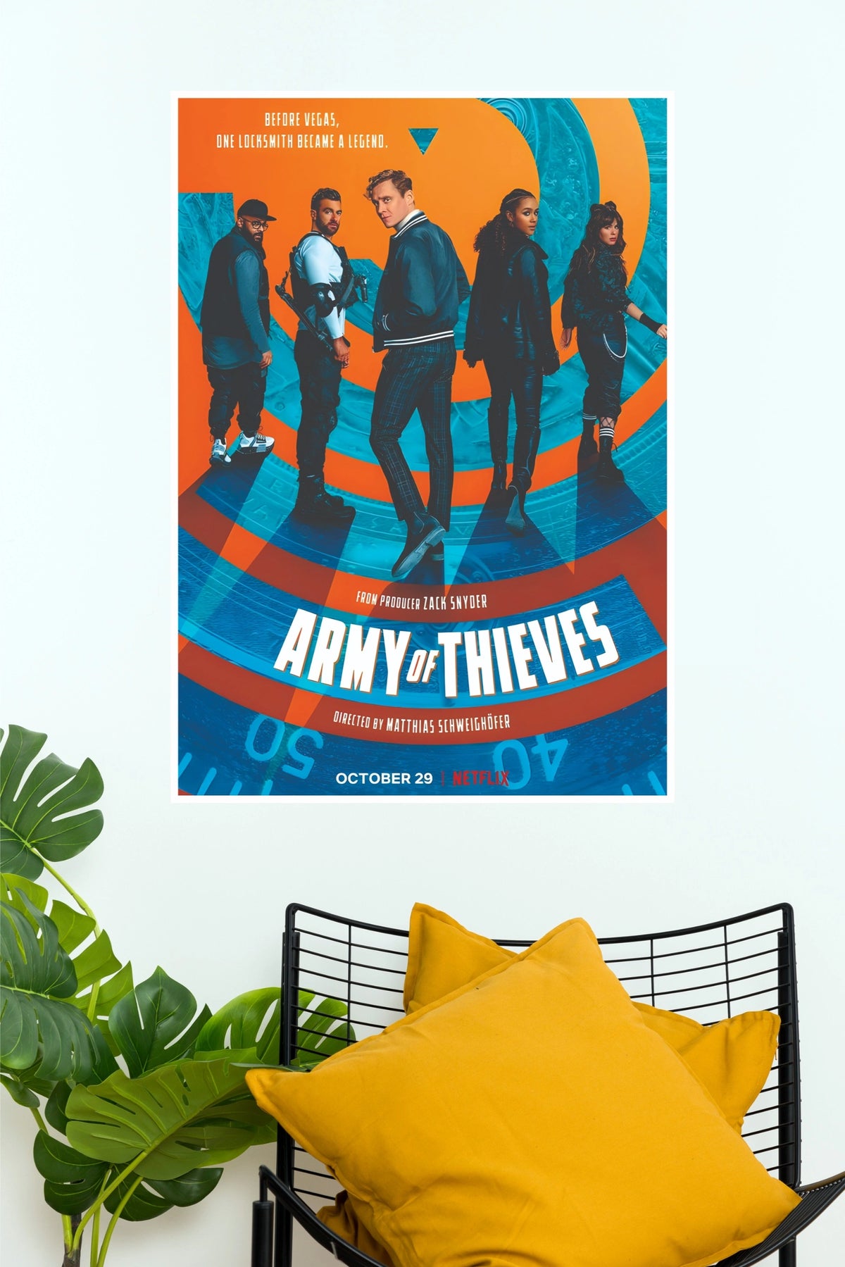 Army of Thieves Movie Poster | Action Heist Movie Wall Art  (Hollywood Poster)
