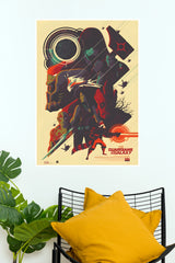Guardians of the Galaxy Marvel Poster | Retro Superhero Movie Wall Art (Hollywood Poster)