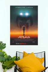 Atlas Movie Poster | Jennifer Lopez Sci-Fi Action Wall Art (Hollywood  Poster)