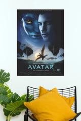 Avatar Movie Poster | Hollywood Sci-Fi Wall Poster | Jake & Neytiri Fantasy Art  (Hollywood  Poster)